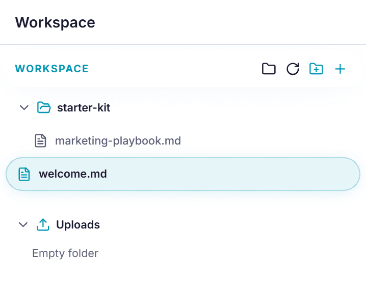 WordPilot files and folders view